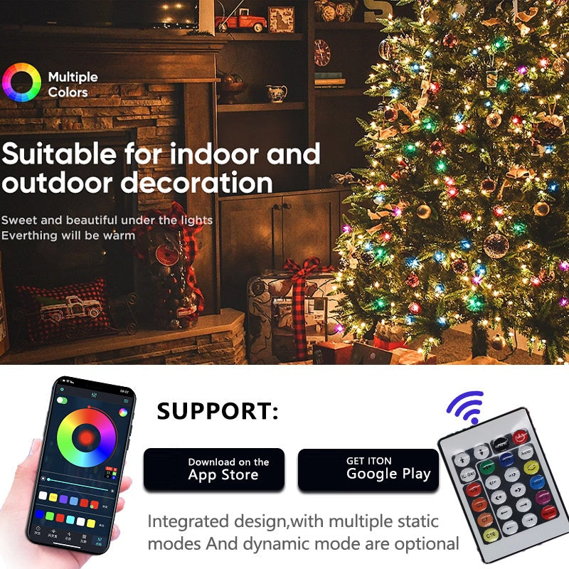 200 LED RGB Outdoor Rope Lights – Remote & Durable