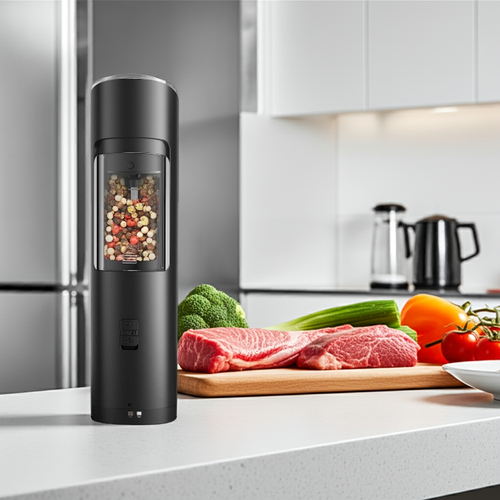 G-Sensor Electric Salt & Pepper Grinder with LED & Adjustable Grind