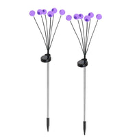 2Pcs Spooky Halloween Solar Eyeball Lights – Outdoor Decor