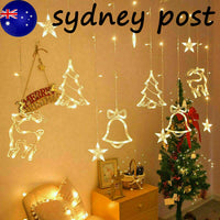 LED Star Curtain String Lights – Indoor Window Lights for Parties