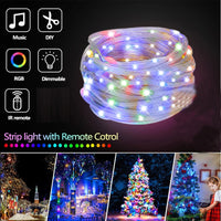 200 LED RGB Outdoor Rope Lights – Remote & Durable