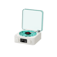 Retro Turntable Speaker – Wireless Bluetooth Vinyl Record Player/復古轉盤音箱 – 無線藍牙黑膠唱片播放器.