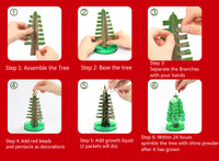 Novelty Magic Growing Christmas Tree Paper Tree/ 新奇魔法種植聖誕紙樹