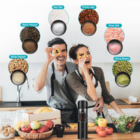 G-Sensor Electric Salt & Pepper Grinder with LED & Adjustable Grind