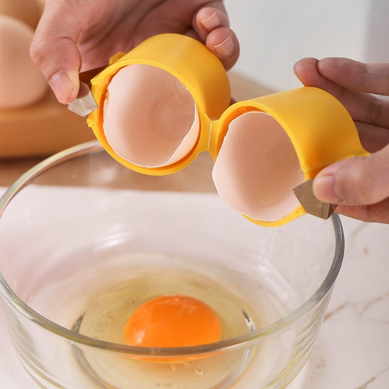 Egg Shell Opener & Beater – Kitchen Baking Tools & Gadgets/蛋殼開啟器和攪拌器 – 廚房烘焙工具和小工具.