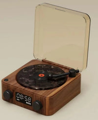 Retro Turntable Speaker – Wireless Bluetooth Vinyl Record Player/復古轉盤音箱 – 無線藍牙黑膠唱片播放器.