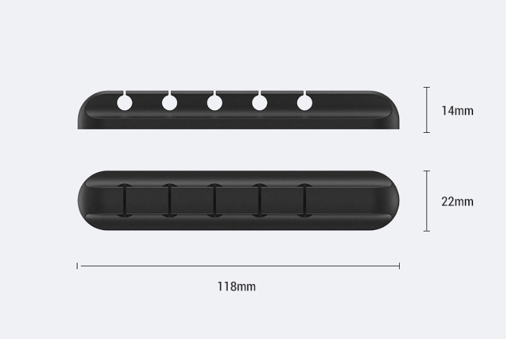 Silicone storage cable management cable clamp/矽膠收納整理夾.