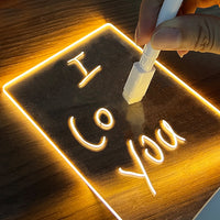 Creative LED Message Board Night Light – USB Holiday Lamp/創意LED留言板小夜燈-USB節慶燈.