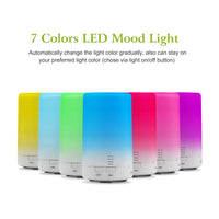 Your Desk Deserves This | Mini Aroma Diffuser & Humidifier with 7-Color LED