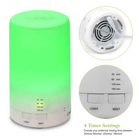 Your Desk Deserves This | Mini Aroma Diffuser & Humidifier with 7-Color LED