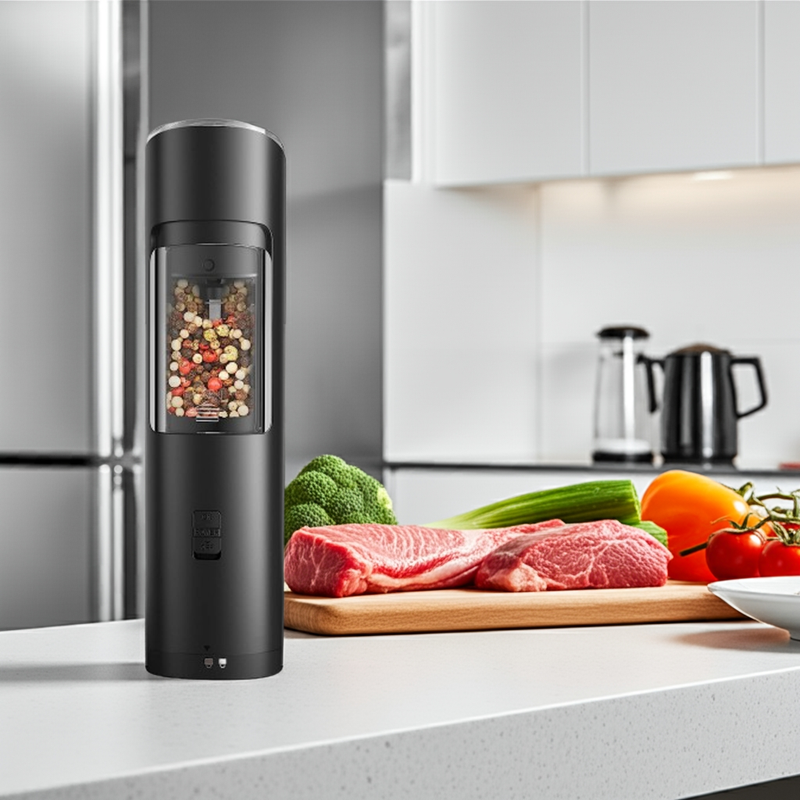 G-Sensor Electric Salt & Pepper Grinder with LED & Adjustable Grind