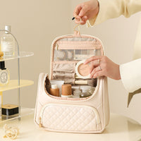 Large Capacity Portable Cosmetic Bag – Stylish Storage/大容量便攜化妝包－時尚收納.