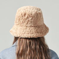 Lambswool Fisherman Hat – Winter Warm Solid Color Hat for Women/小羊毛漁夫帽 – 冬季保暖純色女帽.