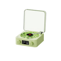 Retro Turntable Speaker – Wireless Bluetooth Vinyl Record Player/復古轉盤音箱 – 無線藍牙黑膠唱片播放器.