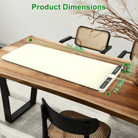 2 Size Optional Silicone Food Warming Mat With 9 Temperature Levels 6Hrs Timer Child Lock Auto Shut Off Roll-Up Electric Warming Tray For Party Buffet Gathering Daily Use 8S Fast And Even Heating
