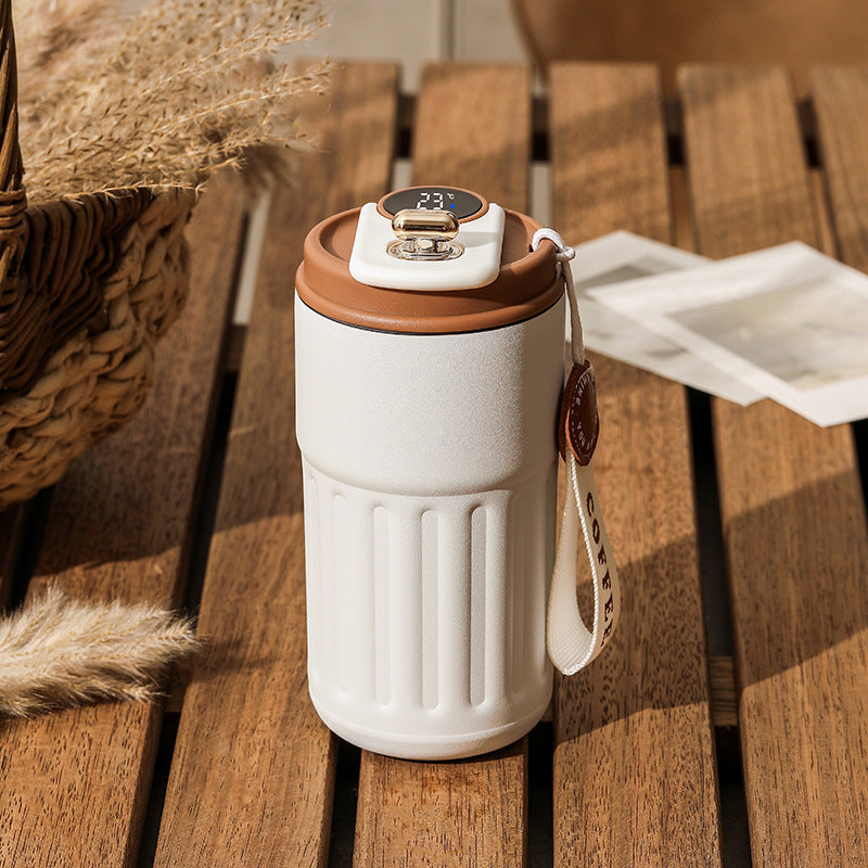 Smart Digital Thermal Bottle 450ml - Insulated Coffee Mug & Water Flask/智慧數位保溫瓶 450ml - 保溫咖啡杯和水瓶.