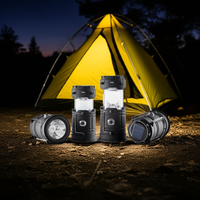 Portable LED Camping Lanterns (4-Pack) with Rechargeable Battery Bank
